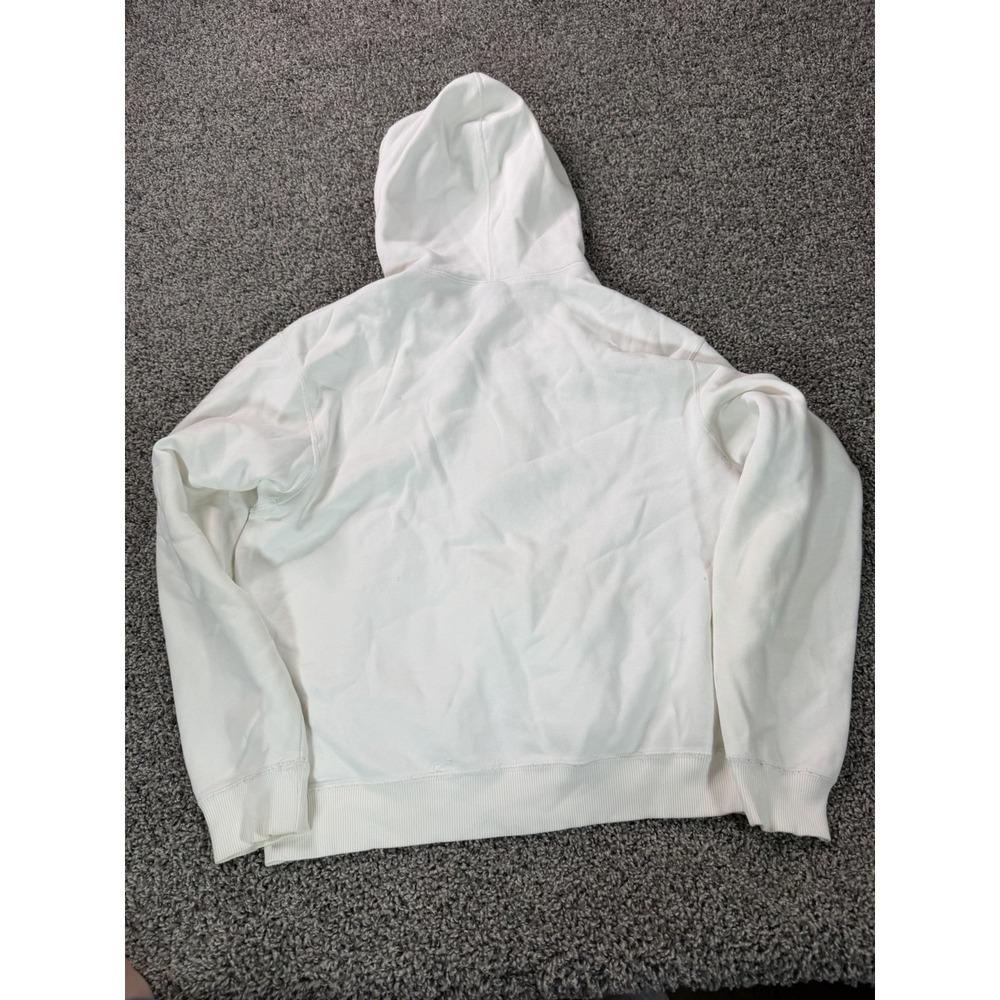 Vintage Y2K Nike Full Zip Hoodie Women's Size Medium White - Picture 2 of 10